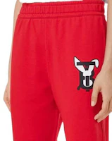 Shop (Women) Burberry SS23 Logo Print Jogger Sweatpants Women’s Red 80640141