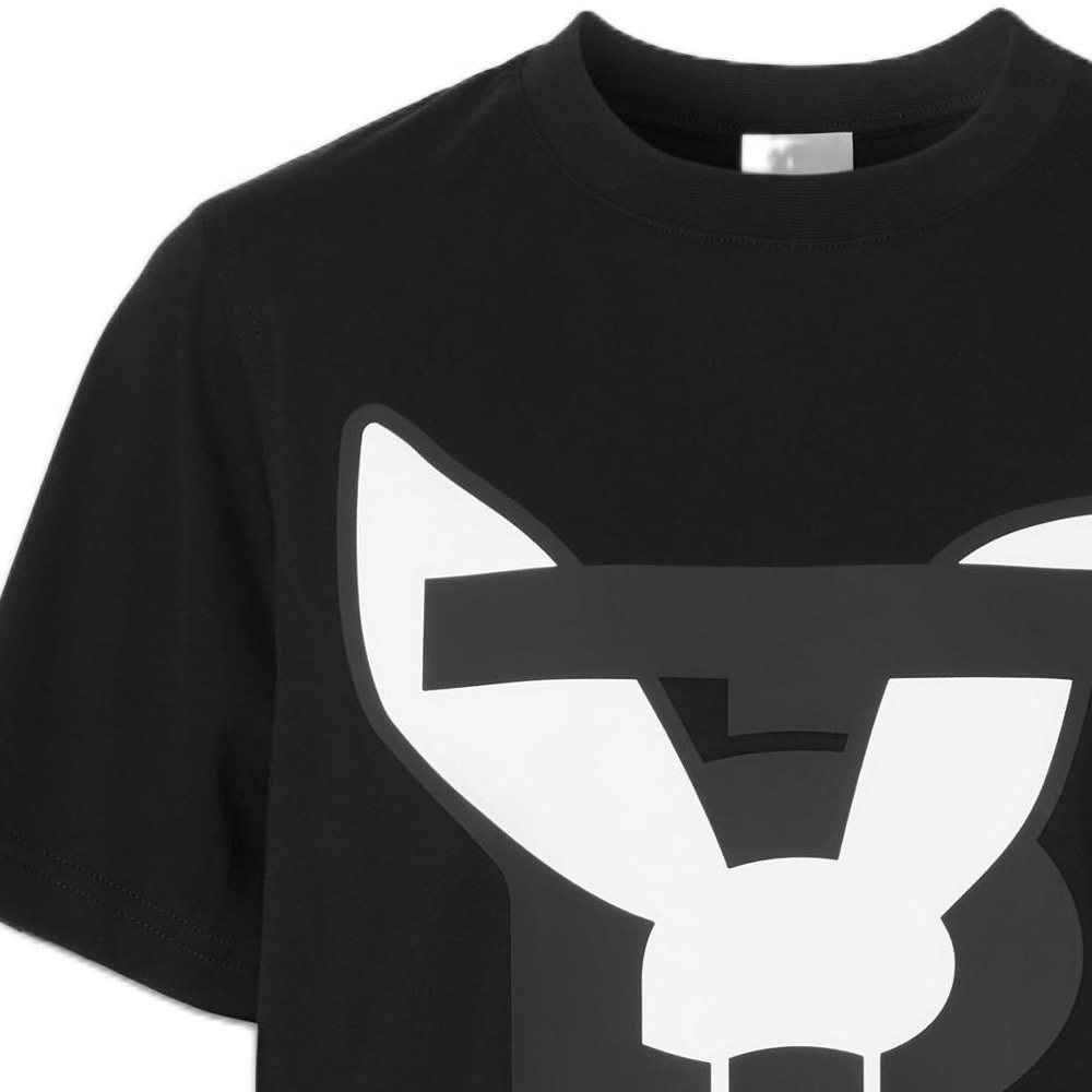(Women) Burberry SS23 Lunar New Year Rabbit Ear Logo Print Black T-Shirt Women. 80640171 圖 6
