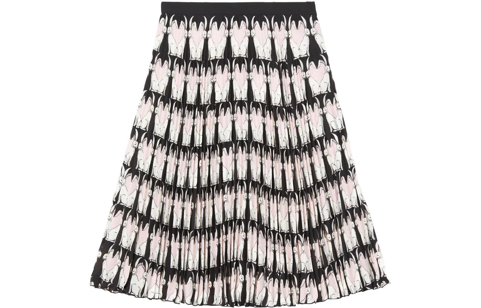 (Women) Burberry SS23 Lunar New Year Rabbit High-Waisted Pleated Short Skirt Women 80642531 圖 2