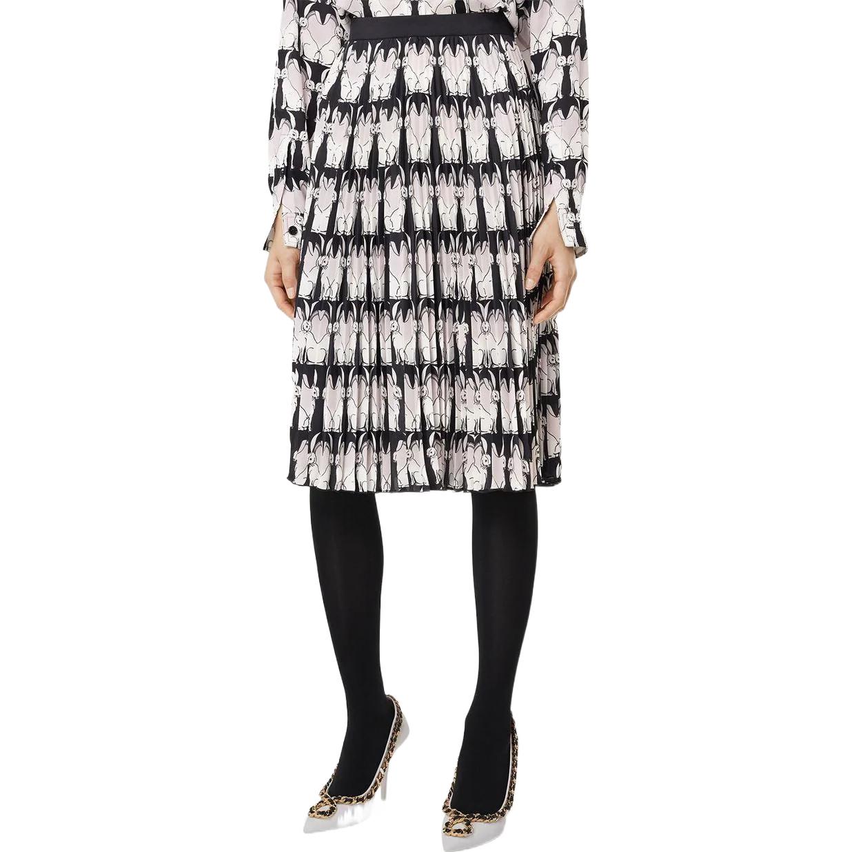 (Women) Burberry SS23 Lunar New Year Rabbit High-Waisted Pleated Short Skirt Women 80642531 圖 5