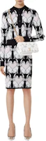 Lookbook (Women) Burberry SS23 Lunar New Year Rabbit Jacquard Knit Cardigan Black. 80640391