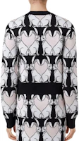Shop (Women) Burberry SS23 Lunar New Year Rabbit Jacquard Knit Cardigan Black. 80640391