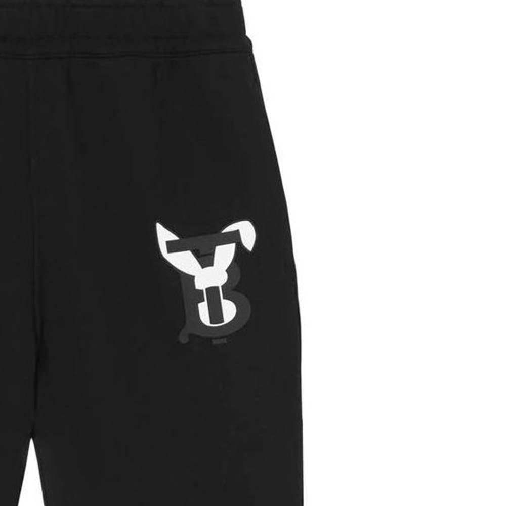 (Women) Burberry SS23 Lunar New Year Rabbit Joggers  Black Loose Fit Knit Pants 80640151 圖 6