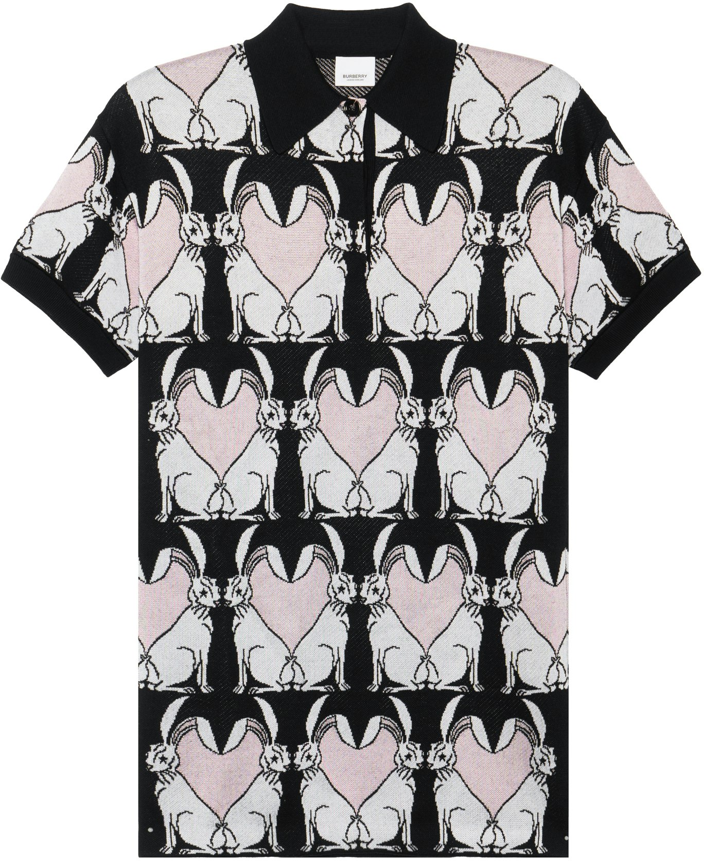 women-burberry-ss-23-lunar-new-year-rabbit-knit-polo-dress-black-80640421