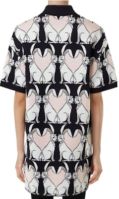 (W) Burberry SS23 農曆新年兔年針織Polo洋裝 黑色 80640421 Purchase (W) Burberry SS23 農曆新年兔年針織Polo洋裝 黑色 80640421