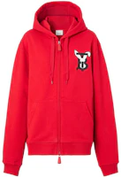 (Women) Burberry SS23 Lunar New Year Rabbit Logo Print Zip Hoodie 80640081 (Women) Burberry SS23 Lunar New Year Rabbit Logo Print Zip Hoodie 80640081