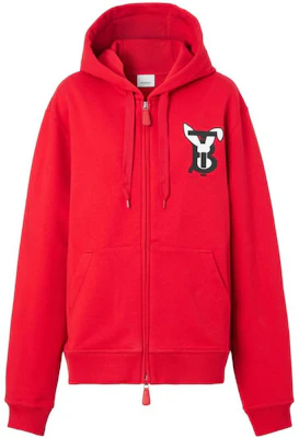 (W) 버버리 SS23 설날 토끼 로고 프린트 집업 후디 80640081 Buy (W) 버버리 SS23 설날 토끼 로고 프린트 집업 후디 80640081