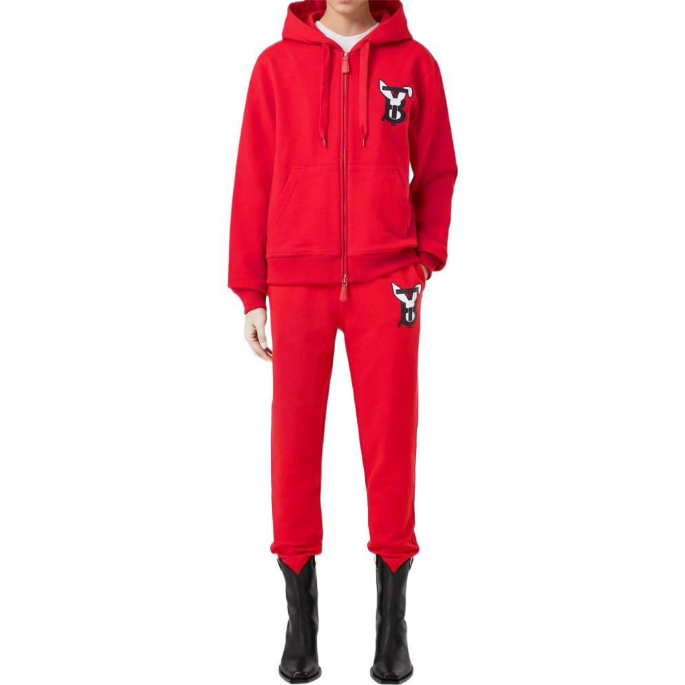 Lookbook (W) 버버리 SS23 설날 토끼 로고 프린트 집업 후디 80640081