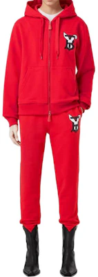 (W) 버버리 SS23 설날 토끼 로고 프린트 집업 후디 80640081 Lookbook (W) 버버리 SS23 설날 토끼 로고 프린트 집업 후디 80640081