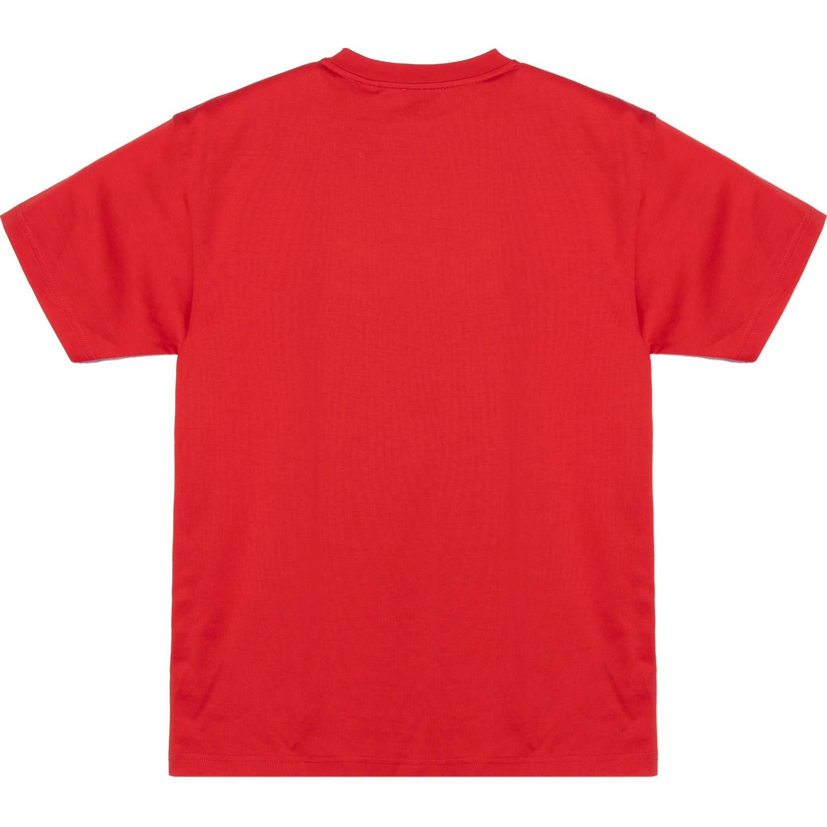 Lookbook (W) 버버리 SS23 설맞이 토끼 티셔츠 레드 오버사이즈 캐릭터 프린트 셔츠 80640131