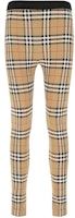 (Women) Burberry SS23 Mid-Rise Slim Fit Plaid Leggings for Women. 8049478 (Women) Burberry SS23 Mid-Rise Slim Fit Plaid Leggings for Women. 8049478