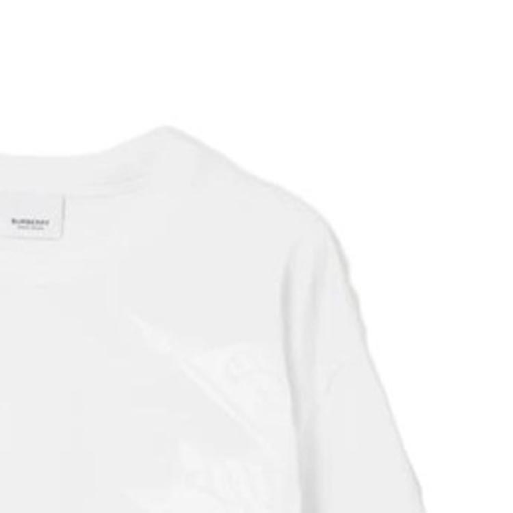 (Women) Burberry SS23 Oversized Graphic Print T-Shirt  White. 80735621 圖 4