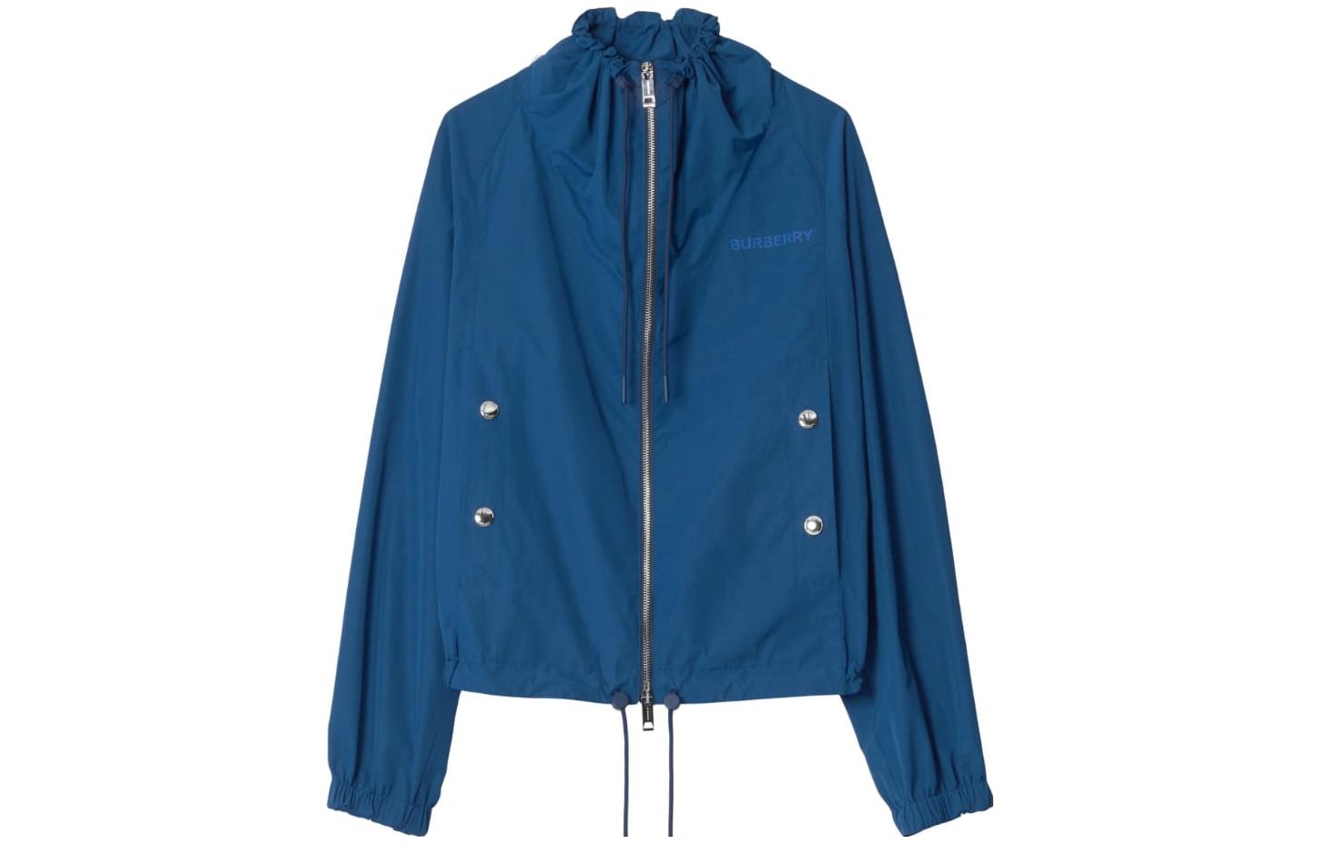 (Women) Burberry SS23 Oversized Logo Print Jacket  Teal Green 80660821 圖 2