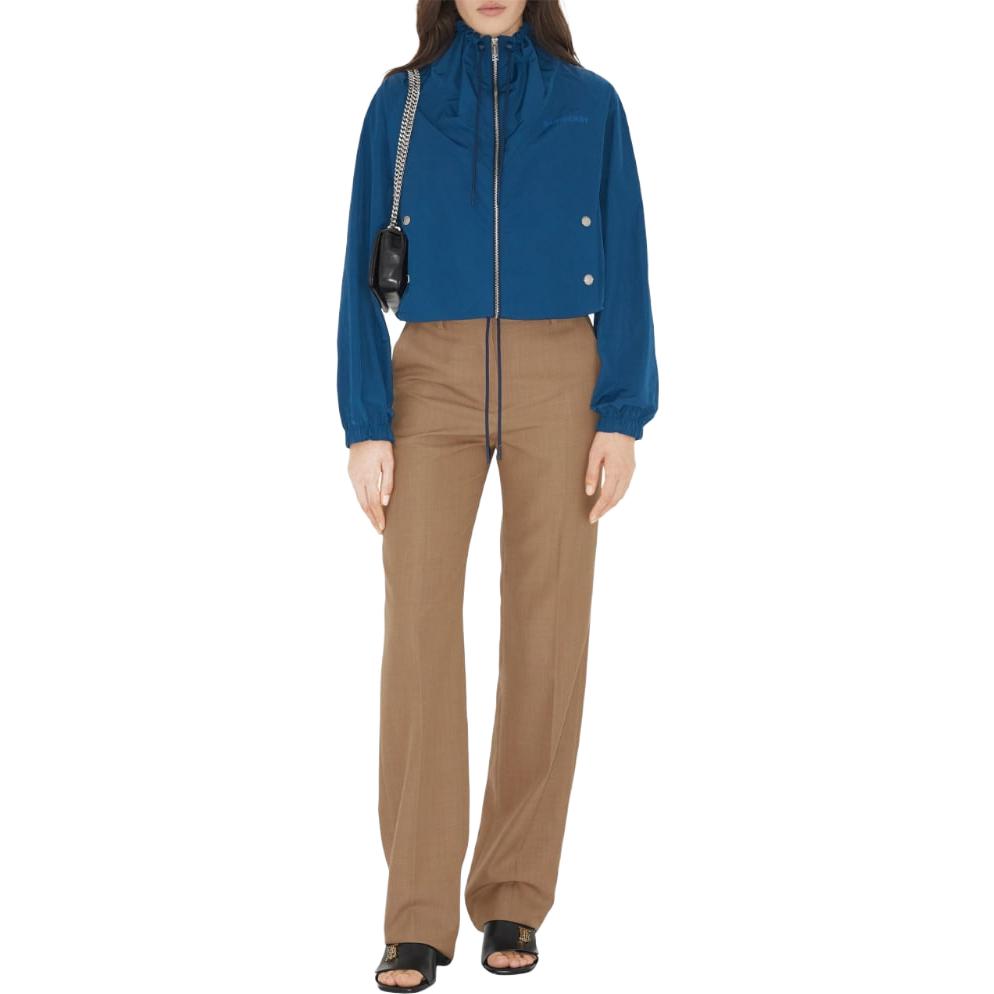 (Women) Burberry SS23 Oversized Logo Print Jacket  Teal Green 80660821 圖 3