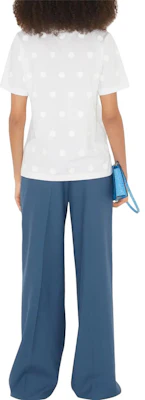 (W) 博柏利 SS23 波点印花圆领短袖T恤 女士 白色 80662921 Shop (W) 博柏利 SS23 波点印花圆领短袖T恤 女士 白色 80662921