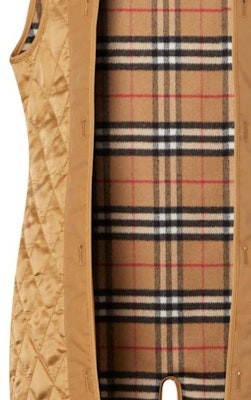 (W) 버버리 SS23 퀼팅 컬러블록 체크 베스트 카키. 80247541 Purchase (W) 버버리 SS23 퀼팅 컬러블록 체크 베스트 카키. 80247541