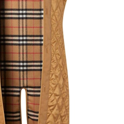 (W) 버버리 SS23 퀼팅 컬러블록 체크 베스트 카키. 80247541 Details for (W) 버버리 SS23 퀼팅 컬러블록 체크 베스트 카키. 80247541