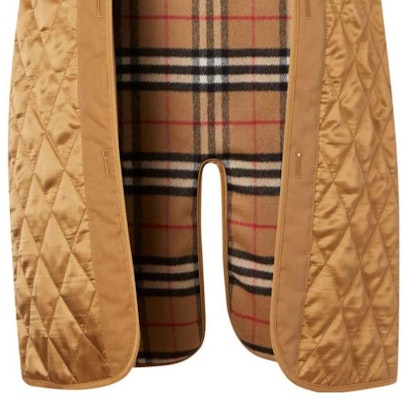 (W) 버버리 SS23 퀼팅 컬러블록 체크 베스트 카키. 80247541 Sizing (W) 버버리 SS23 퀼팅 컬러블록 체크 베스트 카키. 80247541