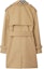 Shop (W) Abrigo Largo Manga Larga Beige Cuadros Doble Botonadura Burberry SS24. 80949401