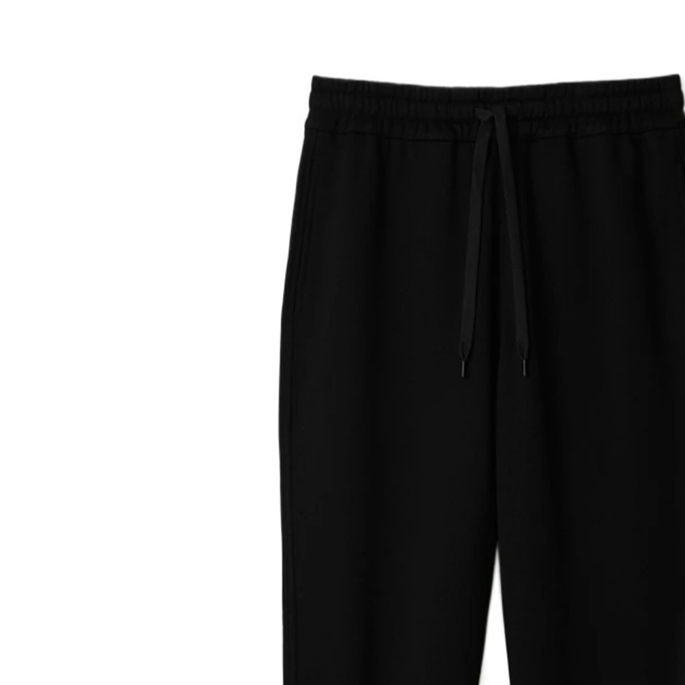 Details for (W) Burberry SS24 Celana Jogger Knit Pinggang Elastis Hitam. 80843561