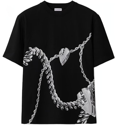 (Women) Burberry SS24 Black Jewel Print Casual Crew Neck T-Shirt 80881961 Order (Women) Burberry SS24 Black Jewel Print Casual Crew Neck T-Shirt 80881961