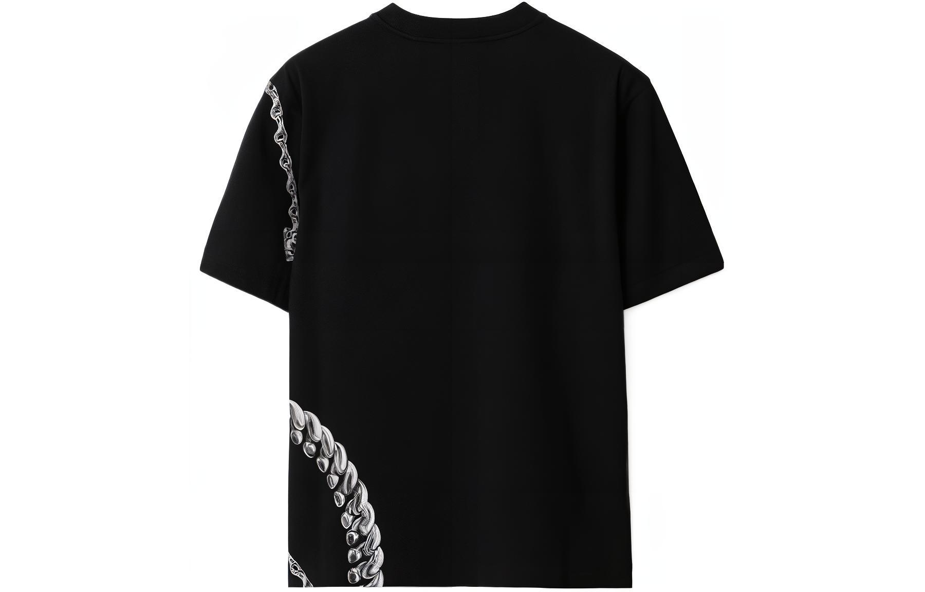 Lookbook (Women) Burberry SS24  Black Jewel Print Casual Crew Neck T-Shirt 80881961