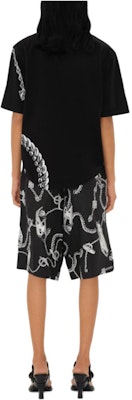 (Women) Burberry SS24 Black Jewel Print Casual Crew Neck T-Shirt 80881961 Purchase (Women) Burberry SS24 Black Jewel Print Casual Crew Neck T-Shirt 80881961