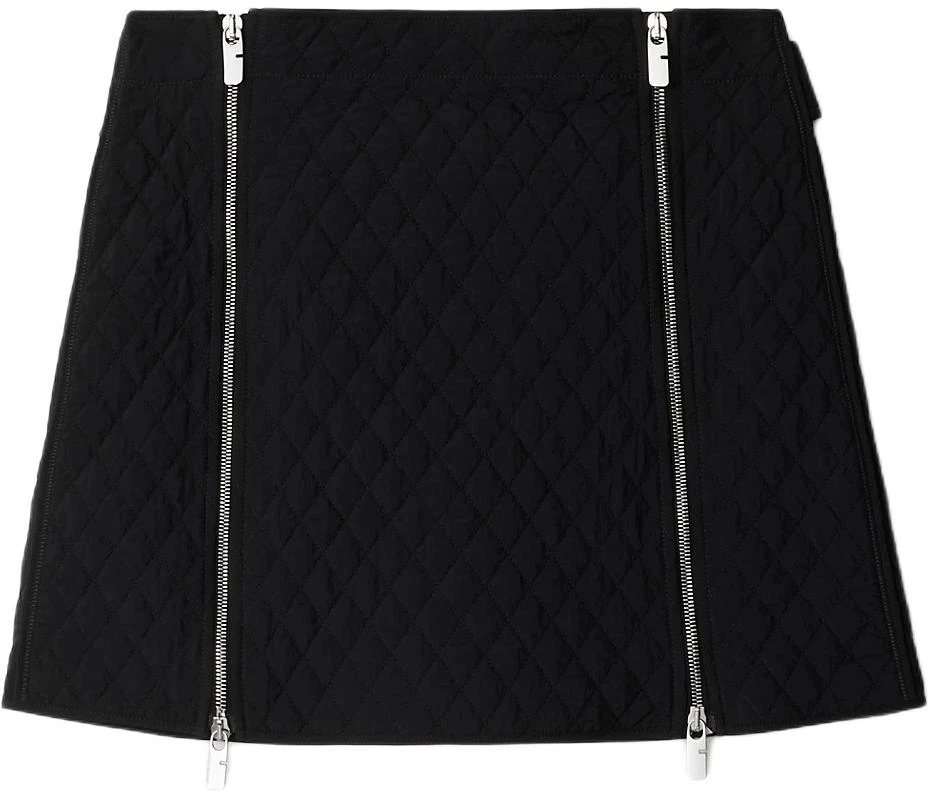 women-burberry-ss-24-black-mid-waist-casual-short-skirt-with-zipper-80955881
