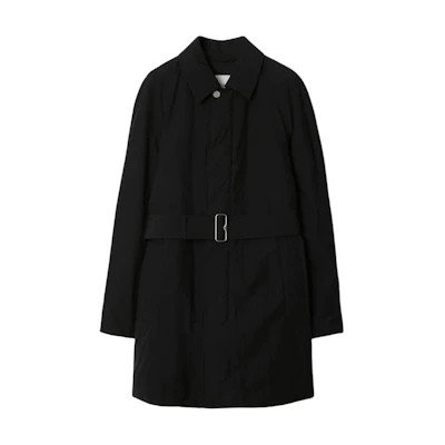 (Women) Burberry SS24 Black Short Down Jacket with Single-Breasted Collar. 80954861