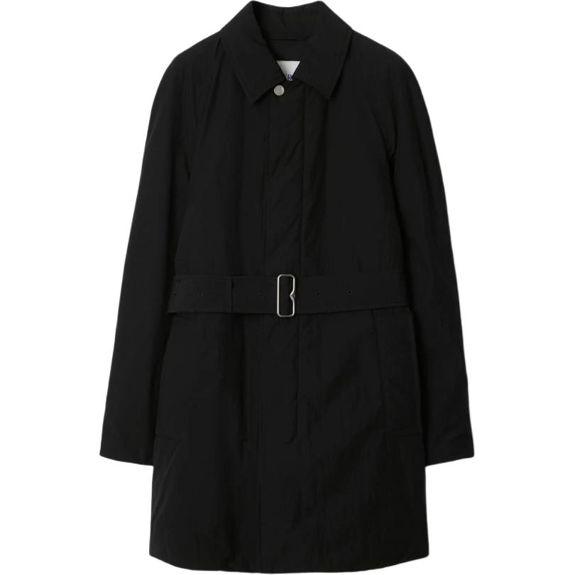 Order (Women) Burberry SS24  Black Short Down Jacket with Single-Breasted Collar. 80954861