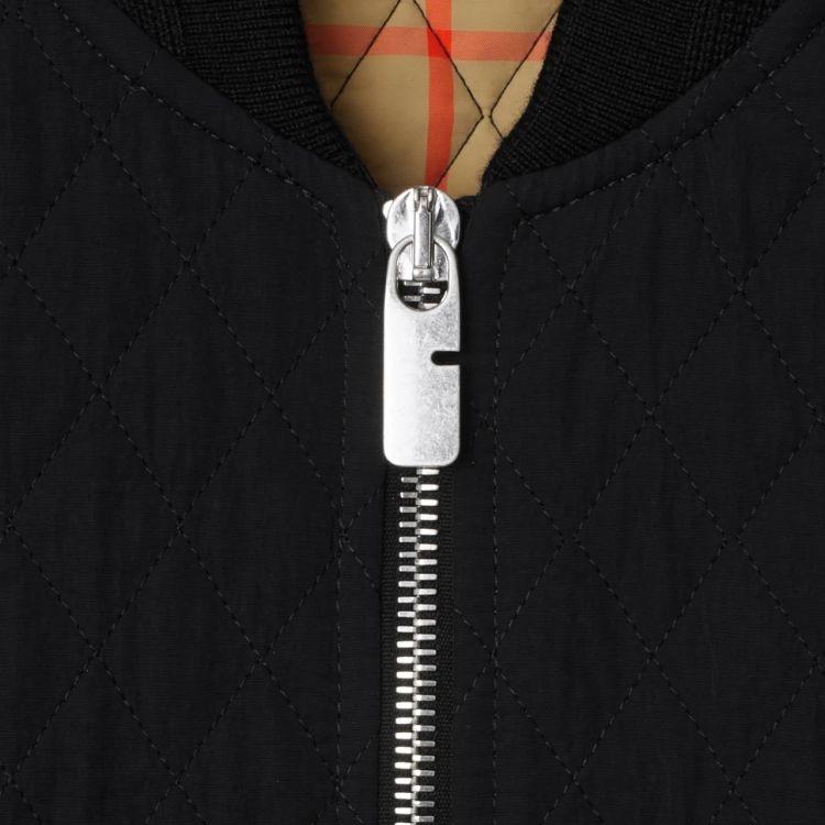 (Women) Burberry SS24  Black Short Zip-Up Cotton Jacket. 80938721 圖 7