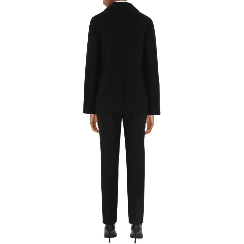 (Women) Burberry SS24  Black Single-Breasted Long Sleeve Coat. 80951521 圖 5