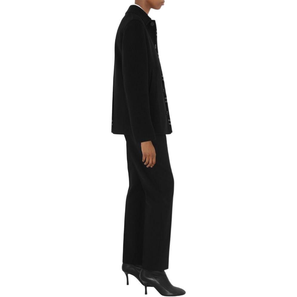 (Women) Burberry SS24  Black Single-Breasted Long Sleeve Coat. 80951521 圖 6