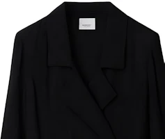 Details for (W) Burberry SS24 黑色長袖拉鍊襯衫洋裝 80842991