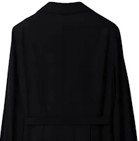 Cheap (W) Burberry SS24 黑色長袖拉鍊襯衫洋裝 80842991