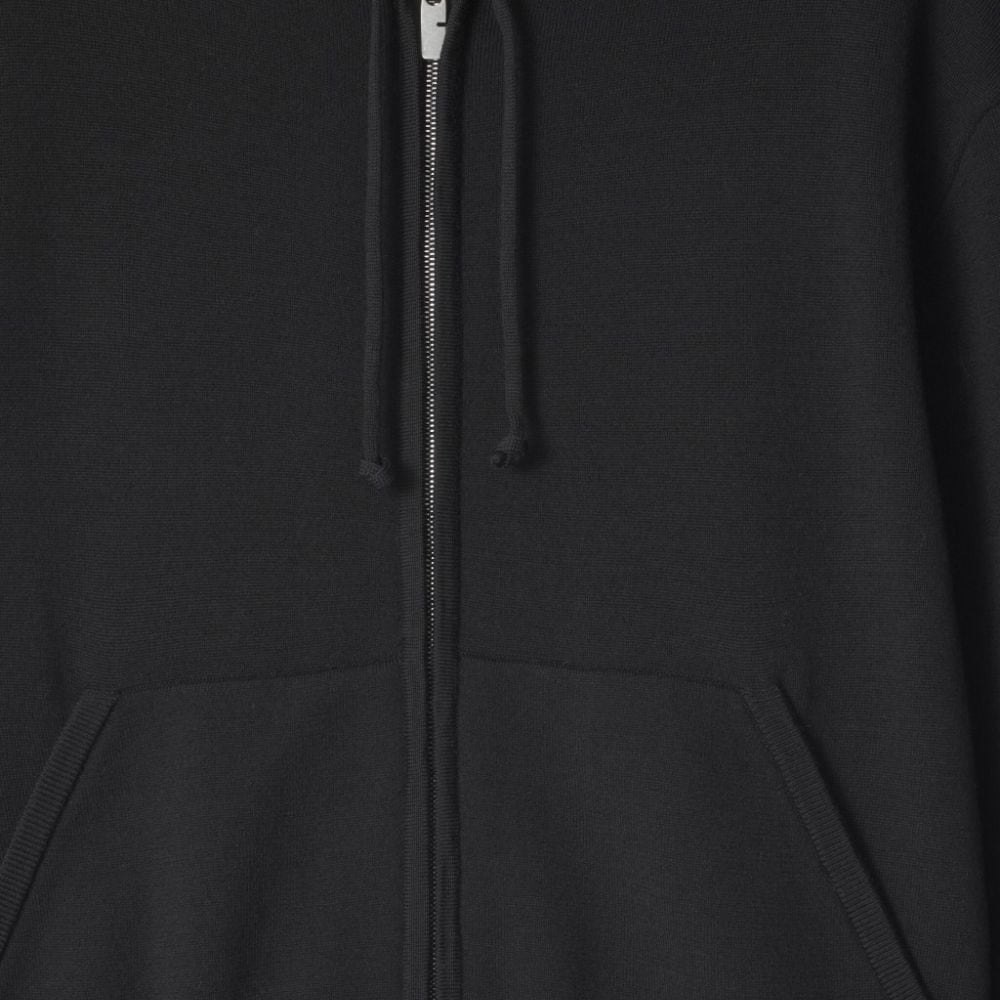 Details for (Women) Burberry SS24  Black Zip-Up Sweatshirt with Logo Embroidery. 80944451