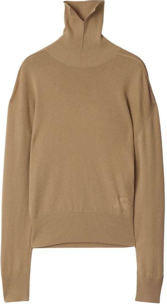 women-burberry-ss-24-brown-turtleneck-sweater-with-logo-embroidery-80951151
