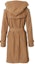 Lookbook (Women) Burberry SS24 Camel Double-Breasted Hooded Long Sleeve Trench Coat. 80735071