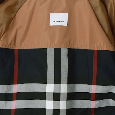 (Women) Burberry SS24 Camel Double-Breasted Hooded Long Sleeve Trench Coat. 80735071 Cheap (Women) Burberry SS24 Camel Double-Breasted Hooded Long Sleeve Trench Coat. 80735071