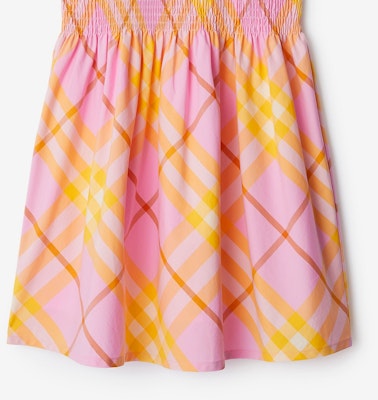 (W) Vestido Casual Sin Mangas Burberry SS24 Estampado Check en Rosa Clavel. 80905091 Details for (W) Vestido Casual Sin Mangas Burberry SS24 Estampado Check en Rosa Clavel. 80905091