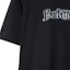 Details for (W) 버버리 SS24 컬 블랙 플로크 로고 크루넥 티셔츠. 80982041