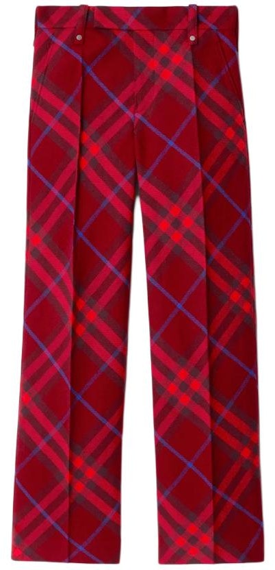 women-burberry-ss-24-colorblock-plaid-straight-leg-casual-pants-crimson-red-80774731