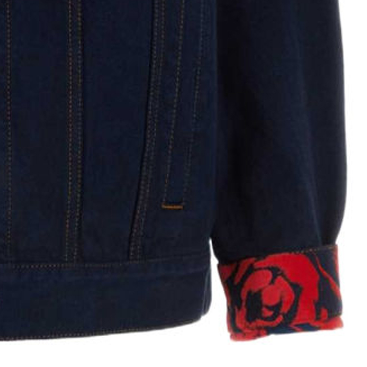 (Women) Burberry SS24  Dark Blue Denim Jacket with Pockets and Single-Breasted Design. 80807691 圖 6