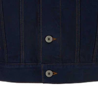 Sizing (W) Burberry SS24 Jaket Denim Biru Gelap Berpoket dan Reka Bentuk Single-Breasted. 80807691