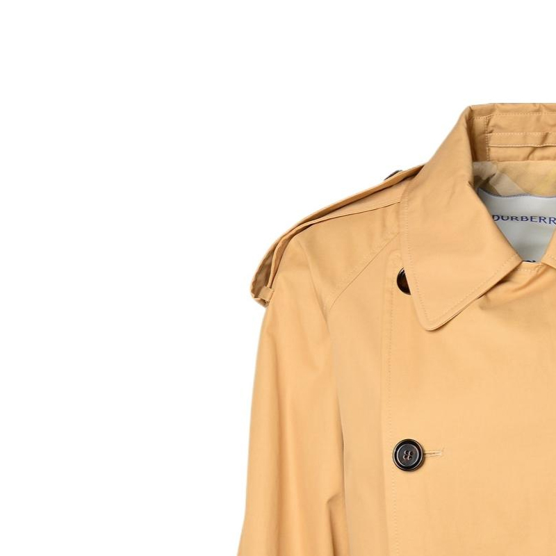 Details for (W) Burberry SS24 Gabardina Clásica Doble Botonadura Color Camello con Cinturón. 80897831