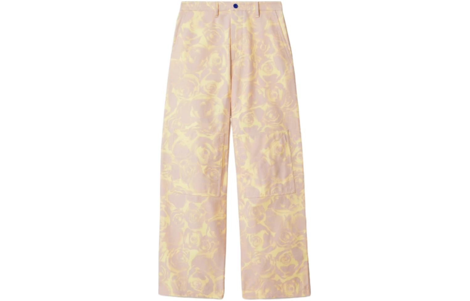 Order (W) Pantalones Anchos Casual Estampado Floral Burberry SS24 Multicolor. 80835961