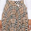 Details for (W) Burberry SS24 Skirt Maxi Kotak Tinggi Pinggang Pleated Coklat 80957981