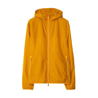 (Women) Burberry SS24 Lightweight Hooded Zip Jacket Yellow 80899801
