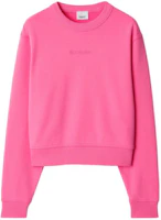 (Women) Burberry SS24 Logo Crewneck Sweatshirt in Bubblegum Pink. 80847751 (Women) Burberry SS24 Logo Crewneck Sweatshirt in Bubblegum Pink. 80847751