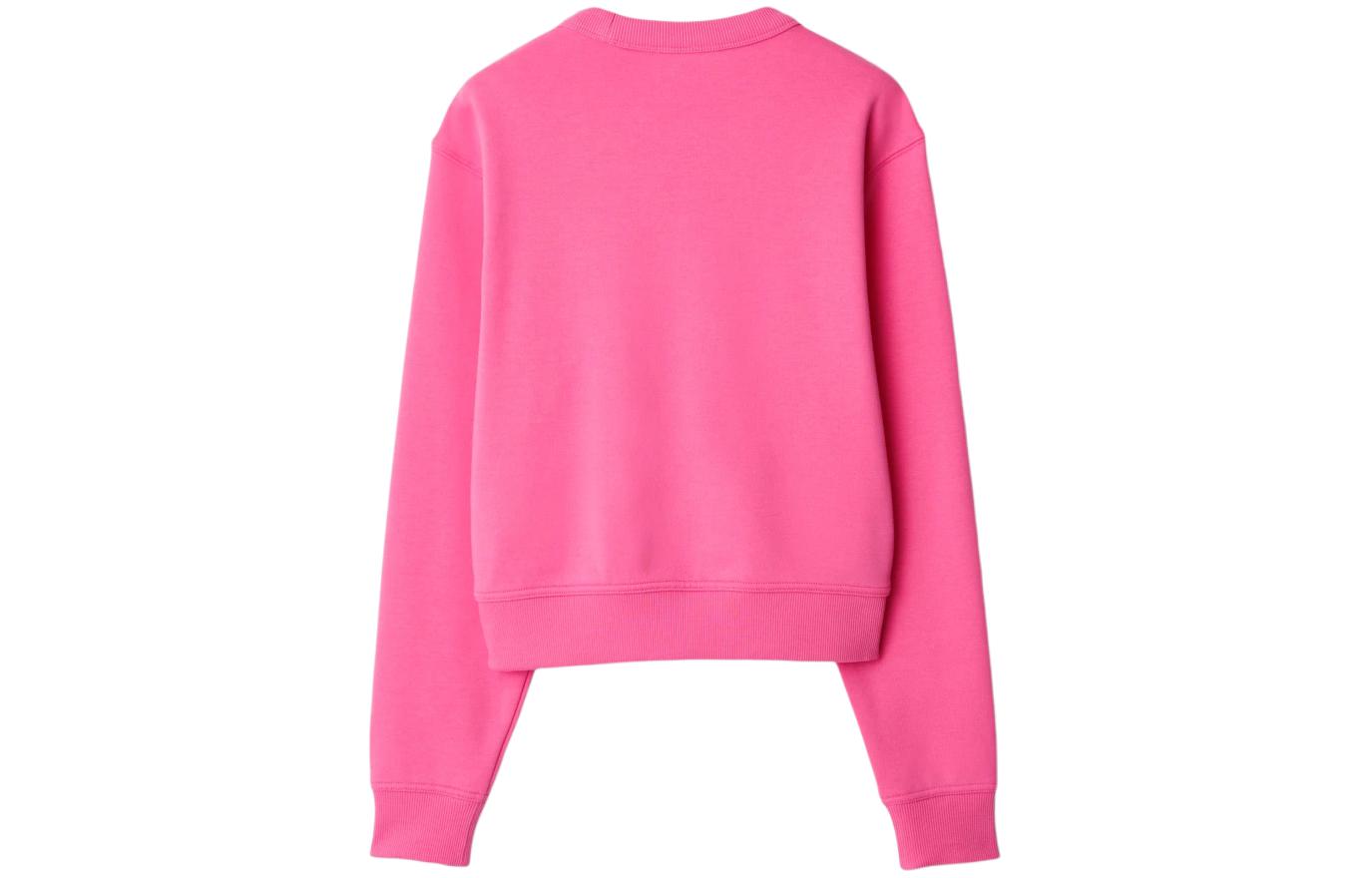 Lookbook (Women) Burberry SS24  Logo Crewneck Sweatshirt in Bubblegum Pink. 80847751